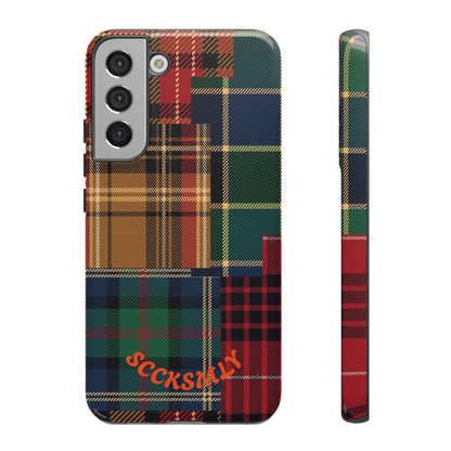 Heritage Hues Patchwork Tough Phone Case for Samsung