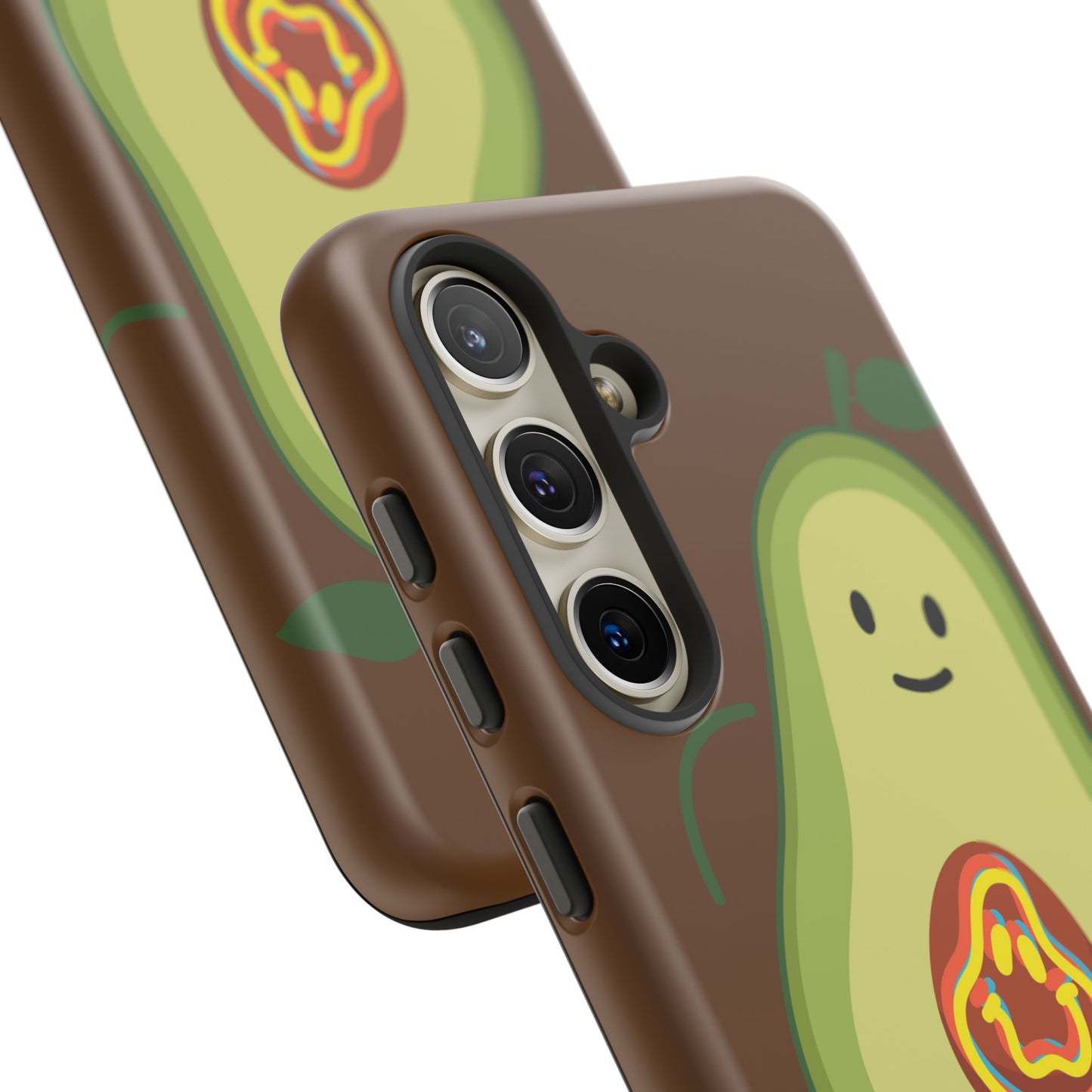 Playful Vegan Avocado Phone Case for Samsung