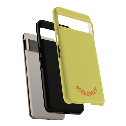 SOLID Lemon Dijon Glaze Tough Case for Google Pixel