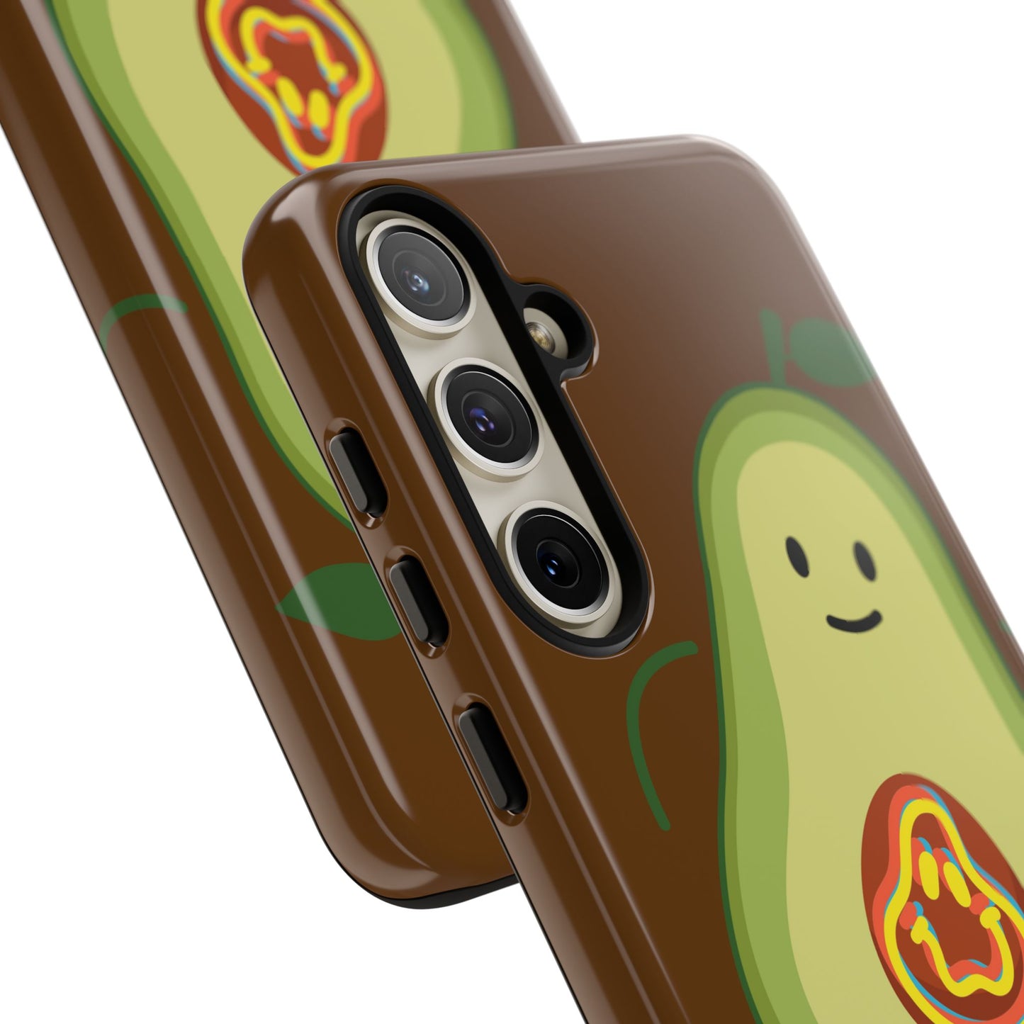 Playful Vegan Avocado Phone Case for Samsung