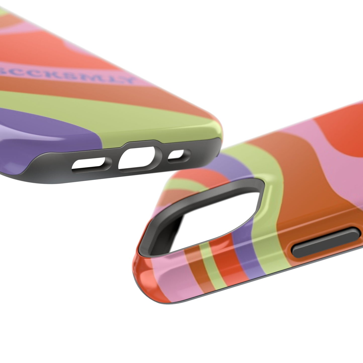 Curvy Swirl Phone Case for "IOS or Apple"