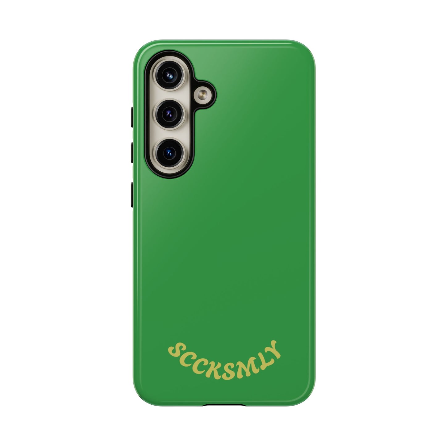 SOLID Green Grin Tough Case for Samsung