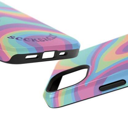 Pastel Swirl Phone Case for Apple