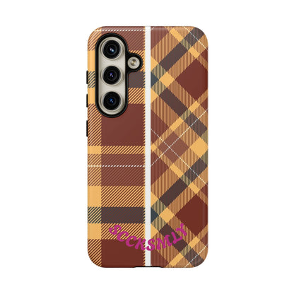 Autumn Plaid Phone Case for Samsung