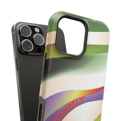 Green Waves Phone Case for Apple