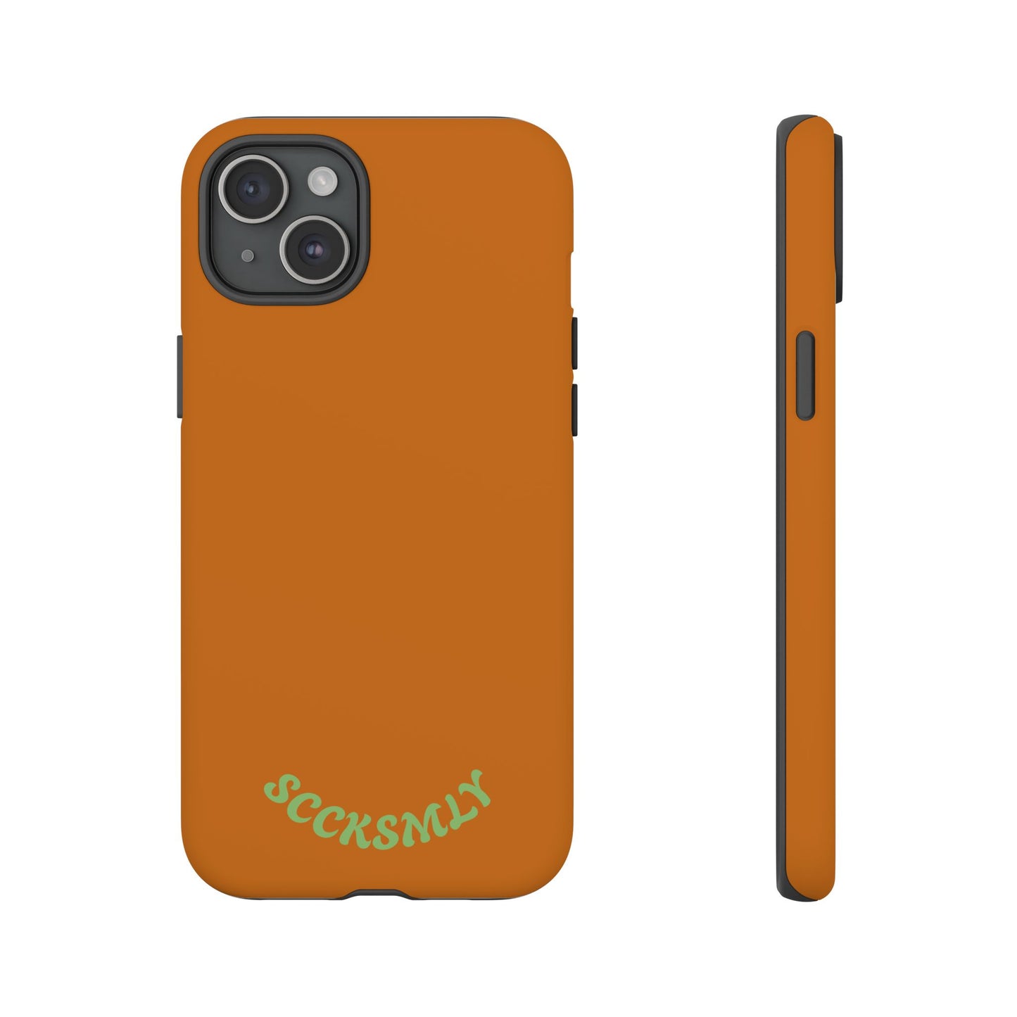 SOLID Terracotta Caoal Tough Case for Apple