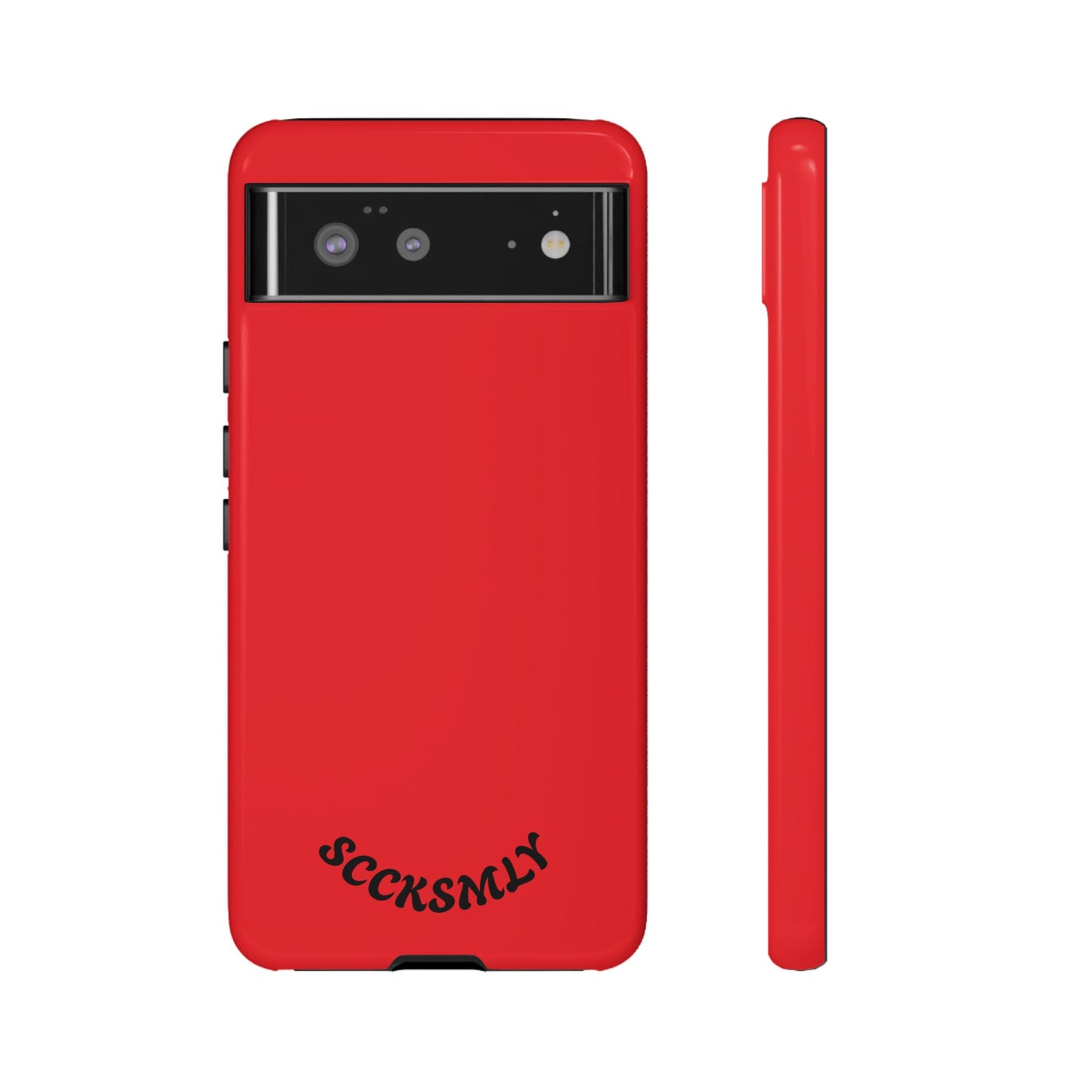 SOLID Screaming Red Tough Casee for Google Pixel