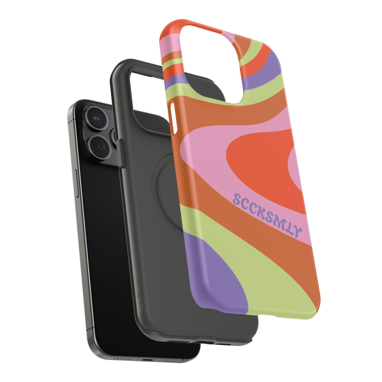 Curvy Swirl Phone Case for Apple