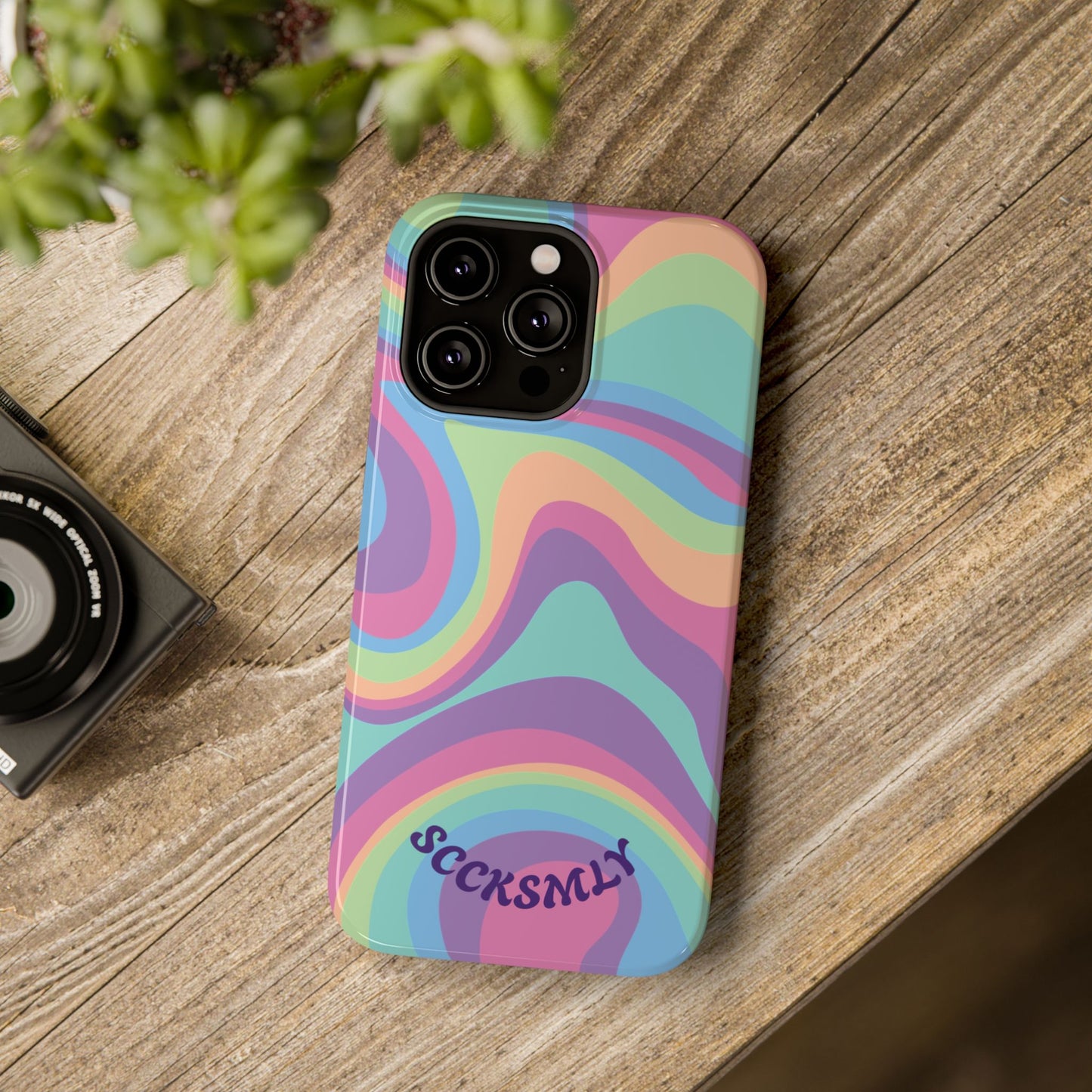 Pastel Swirl Phone Case for Apple