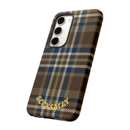 Earth and Sky Plaid Phone Case for Samsung