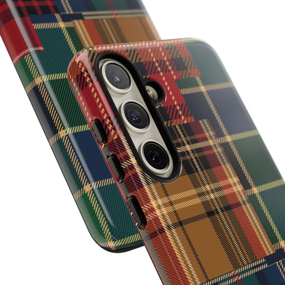 Heritage Hues Patchwork Tough Phone Case for Samsung