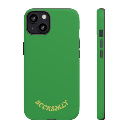 SOLID Green Grin Tough Case for Apple