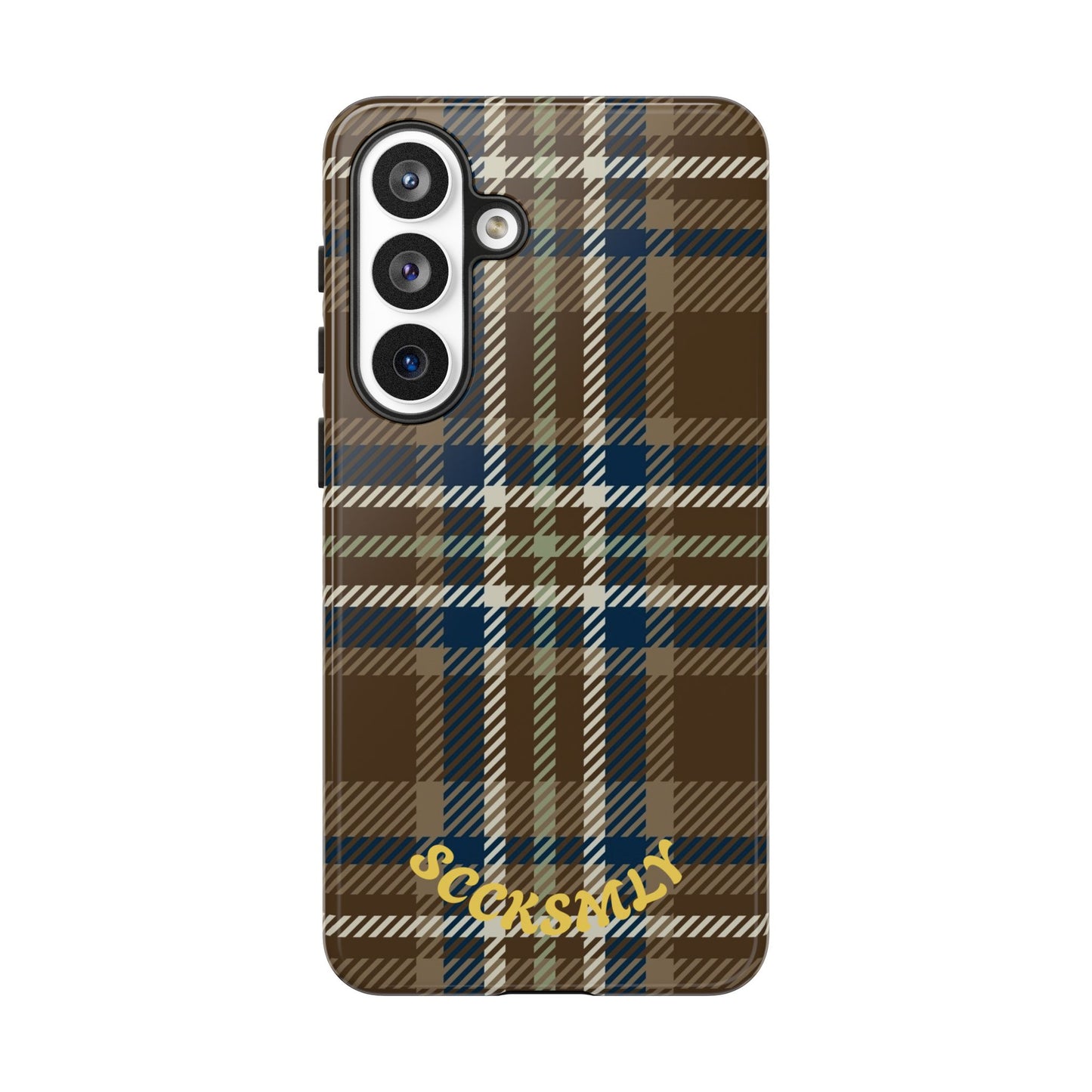 Earth and Sky Plaid Phone Case for Samsung