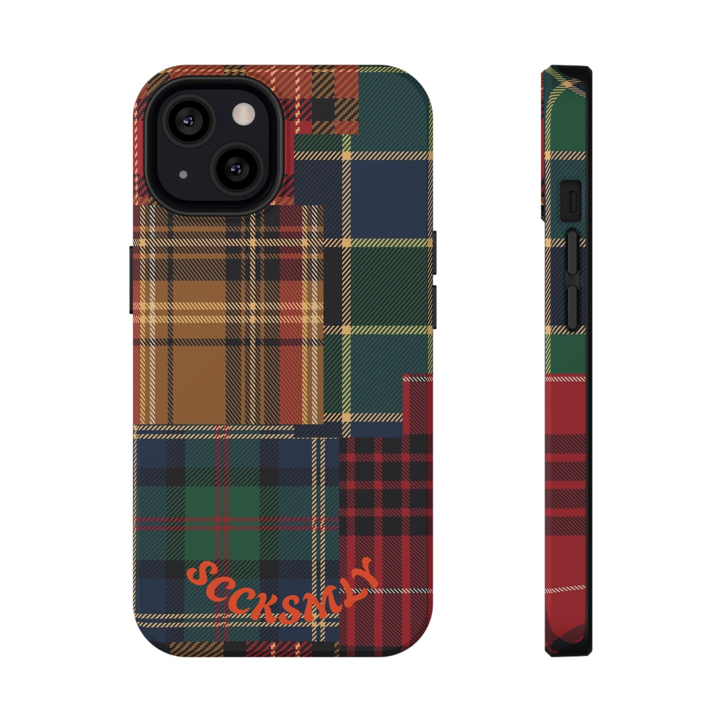 Heritage Hues Patchwork Tough Phone Case for Apple