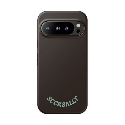SOLID Espresso Mint Tough Phone Case for Google Pixel