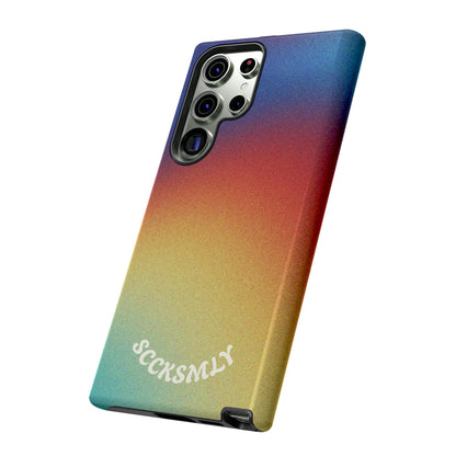 Faded Sunset Aura Tough Phone Case for Samsung