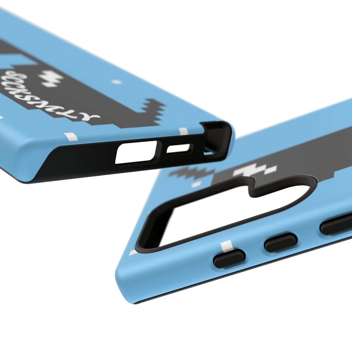 Pixel Glass Tough Phone Case for Samsung