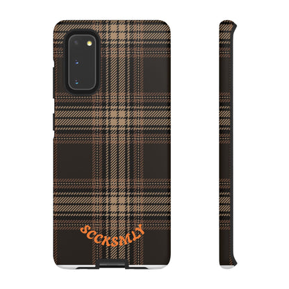 Brown Bread Plaid Tough Phone Case Samsung