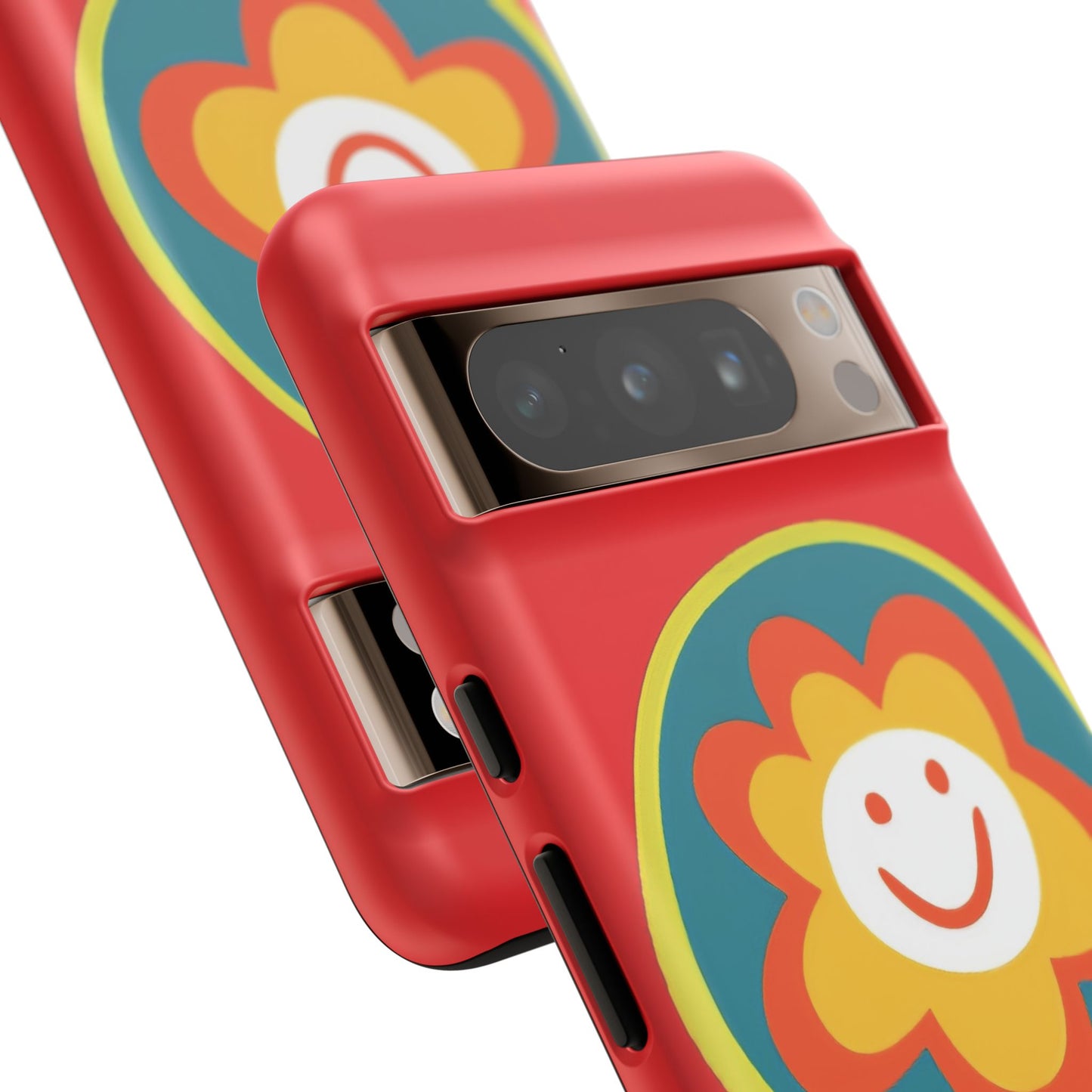 Red "SUNSHINE SMILE" Tough Phone Case for Google Pixel