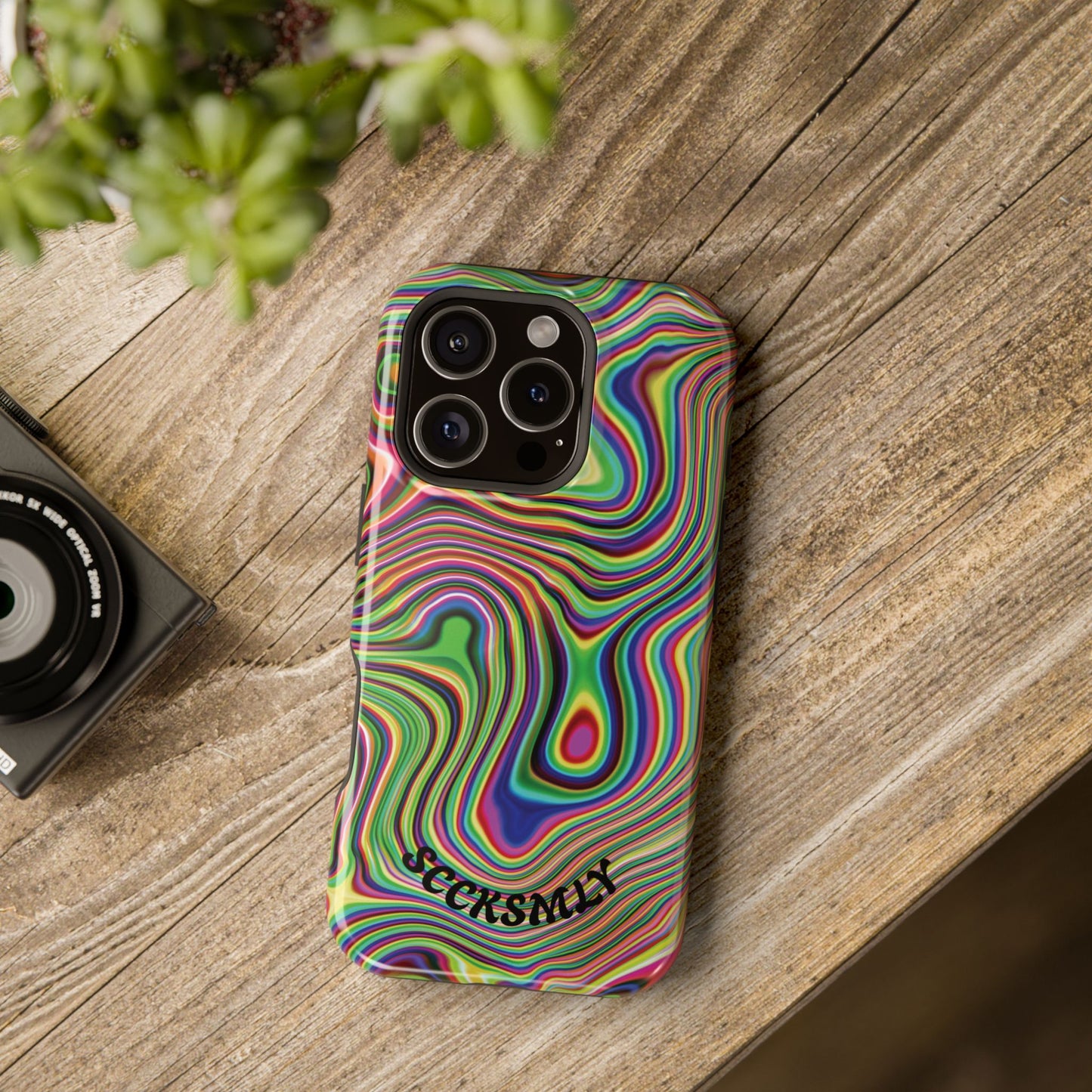 Acid Swirl Phone Case for Apple