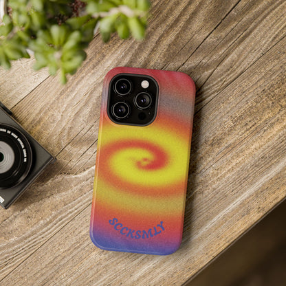 Toxic Spiral Tough Phone Case for Apple