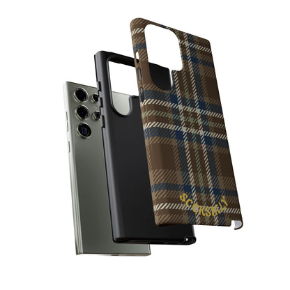 Earth and Sky Plaid Phone Case for Samsung