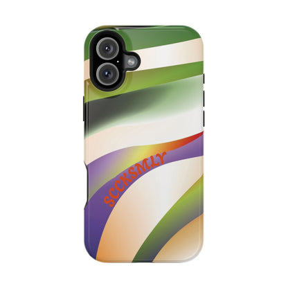 Green Waves Phone Case for Apple