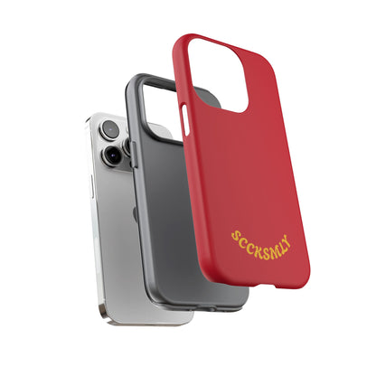 SOLID Calm Cherry Tough Case for Apple