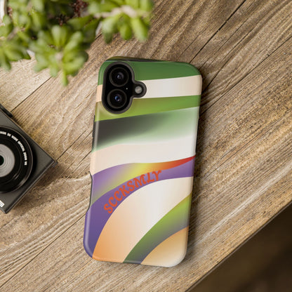 Green Waves Phone Case for Apple