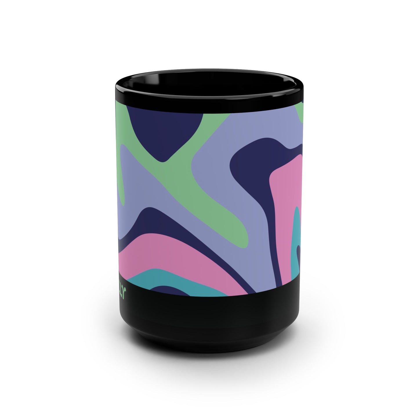 Mug Neon Nebula 15 oz — Black