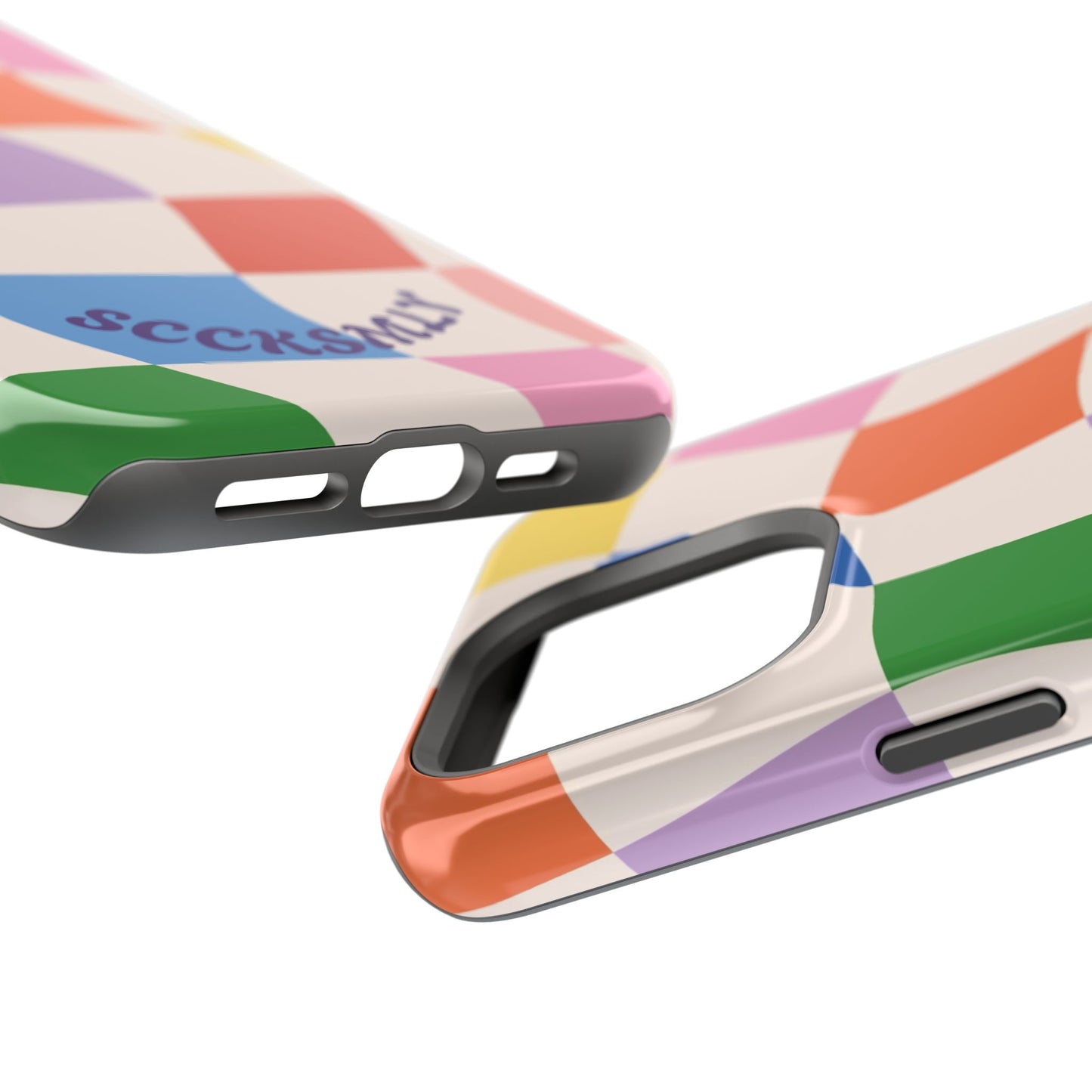 Checker Flicker Phone Case "IOS or Apple"