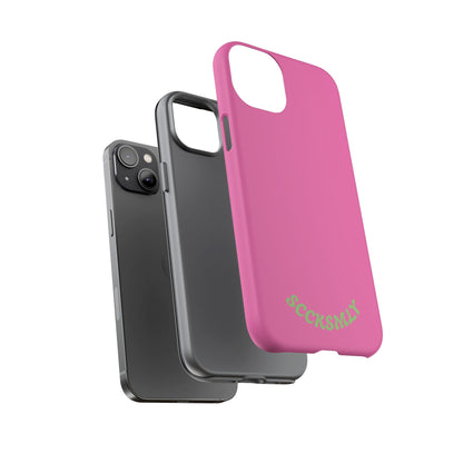SOLID Sweet Static Pink Tough Case for Apple