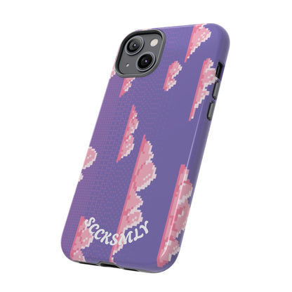 Purple Cotton Candy Sky Tough Phone Case for Apple