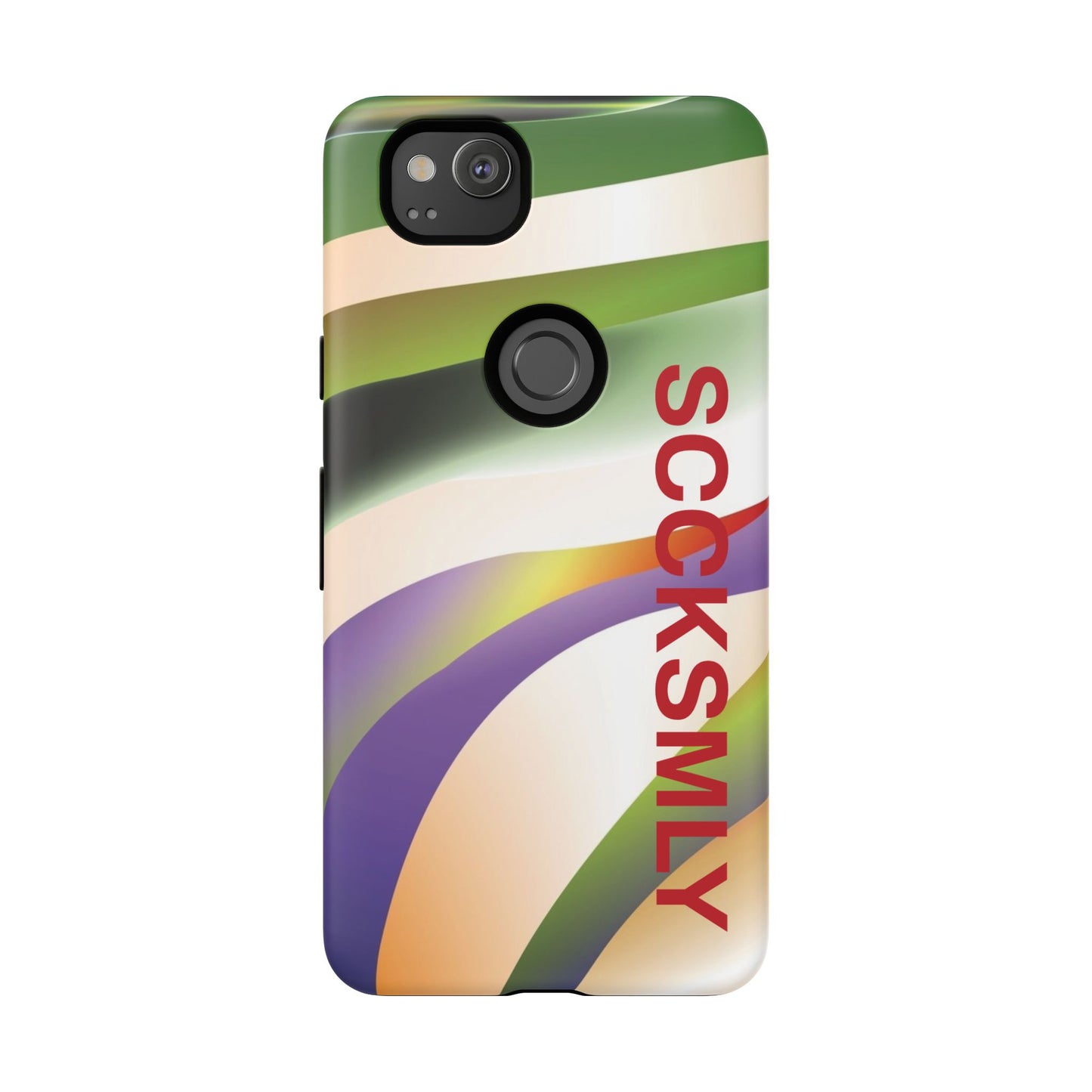 Green Waves Phone Case for Google Pixel