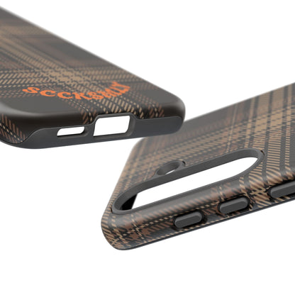 Brown Bread Plaid Tough Phone Case Samsung