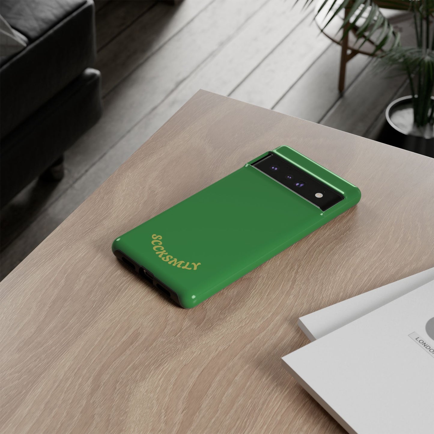 SOLID Green Grin Tough Case for Google Pixel