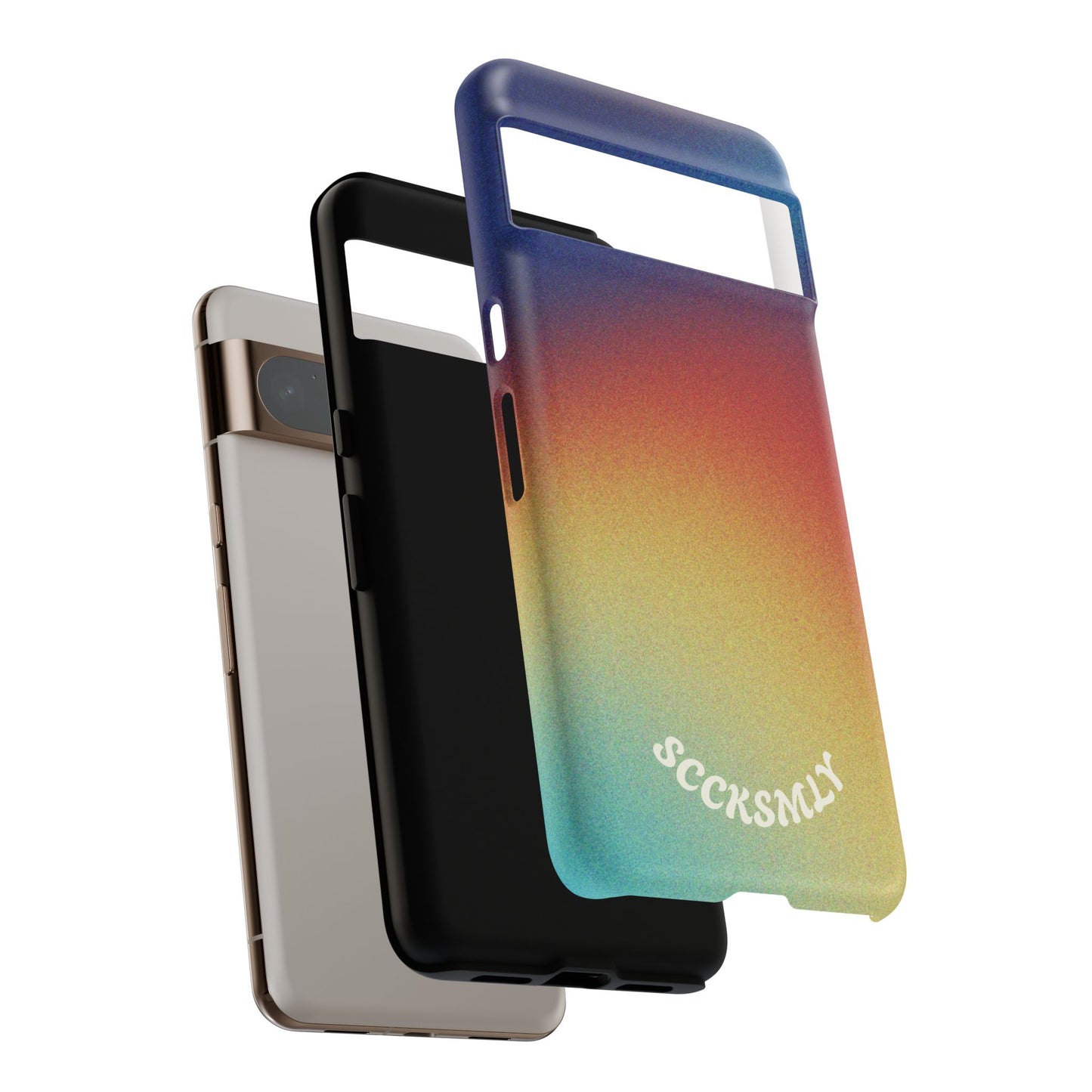 Faded Sunset Aura Tough Phone Case for Google Pixel