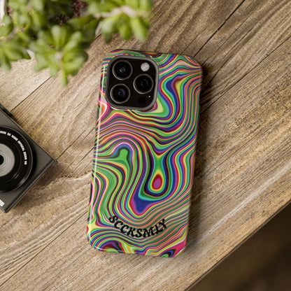 Acid Swirl Phone Case for Apple