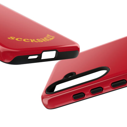 SOLID Calm Cherry Tough Case for Samsung