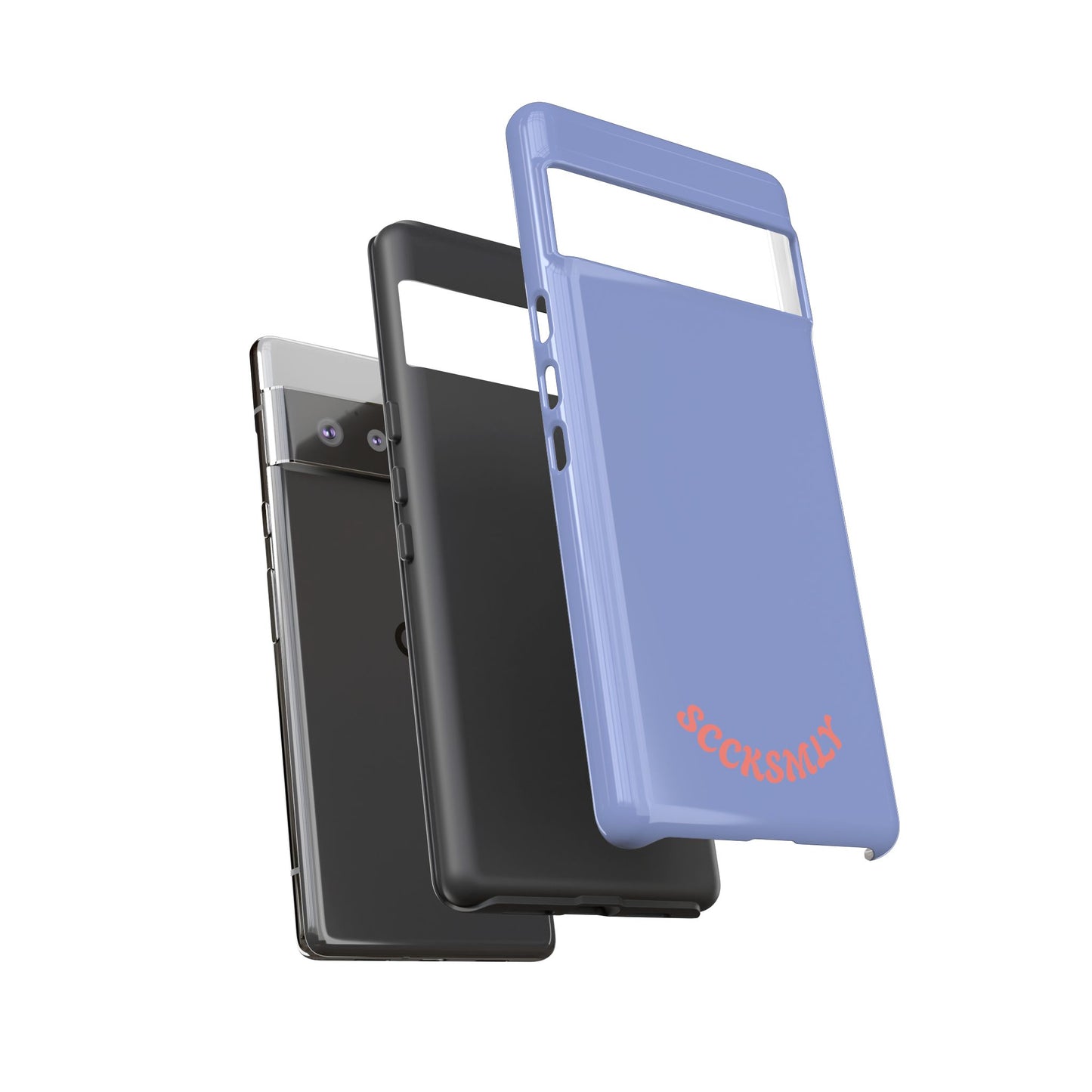 Periwinkle Blue Tough Phone Case for Google Pixel