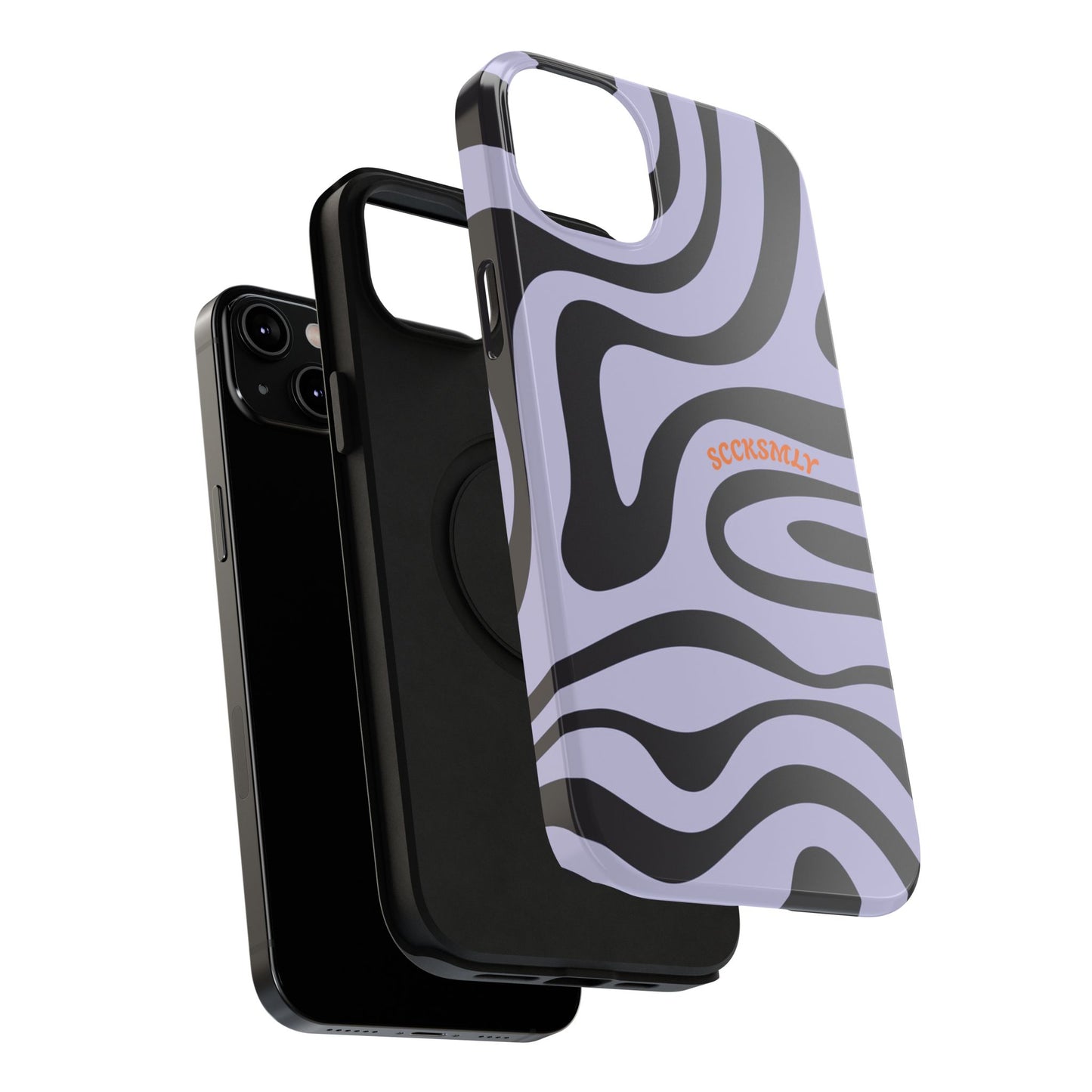 Purple Swirl Phone Case for "IOS or Apple"