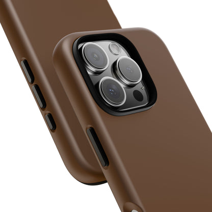 SOLID Chocolate Coco Tough Case for Apple