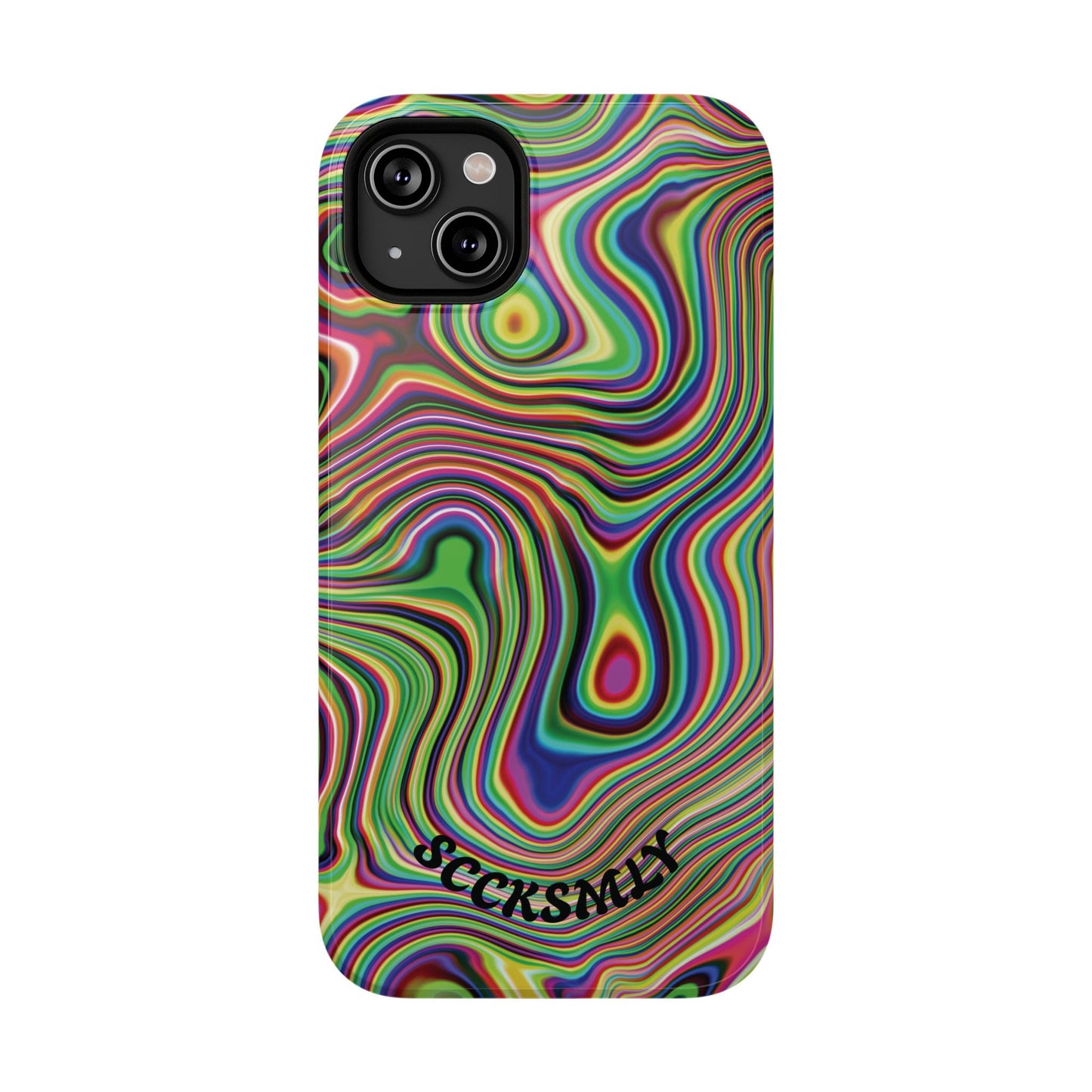 Acid Swirl Phone Case for Apple