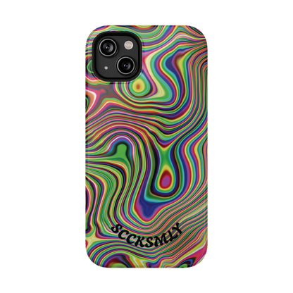 Acid Swirl Phone Case for Apple