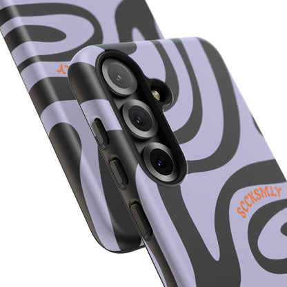 Purple Swirl Phone Case for Samsung