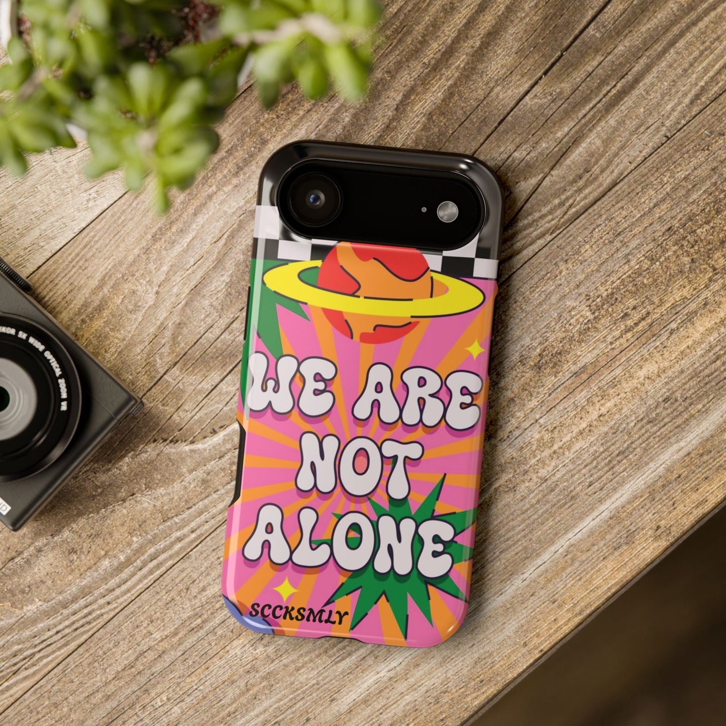 WE ARE NOT ALONE Tough Phone Case for Apple
