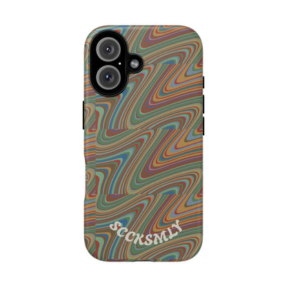 Earthly Waves Tough Phone Case for Apple