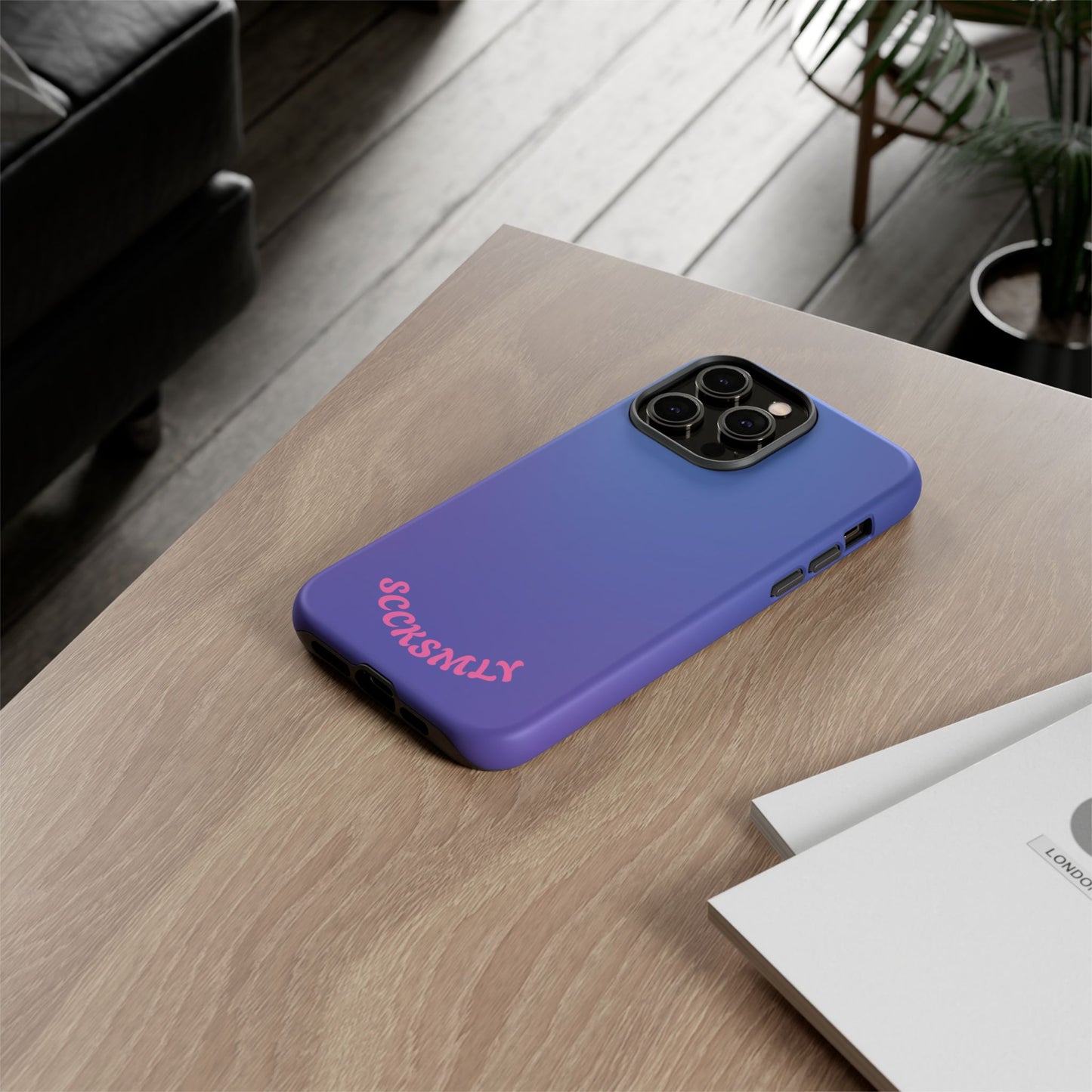 Berry Pop Gradient Tough Phone Case for Apple