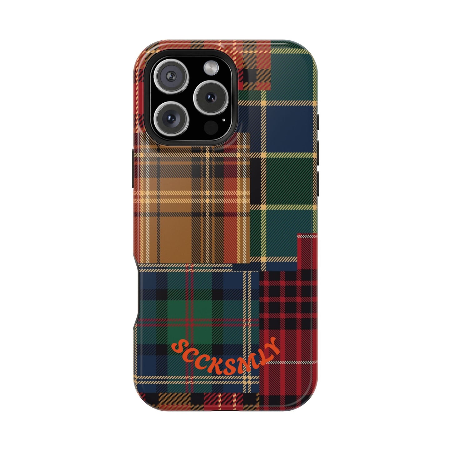Heritage Hues Patchwork Tough Phone Case for Apple