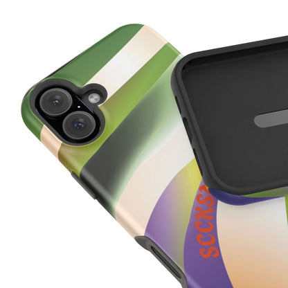 Green Waves Phone Case for Apple